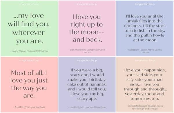 I Love You Quotes (From Children’s Books)