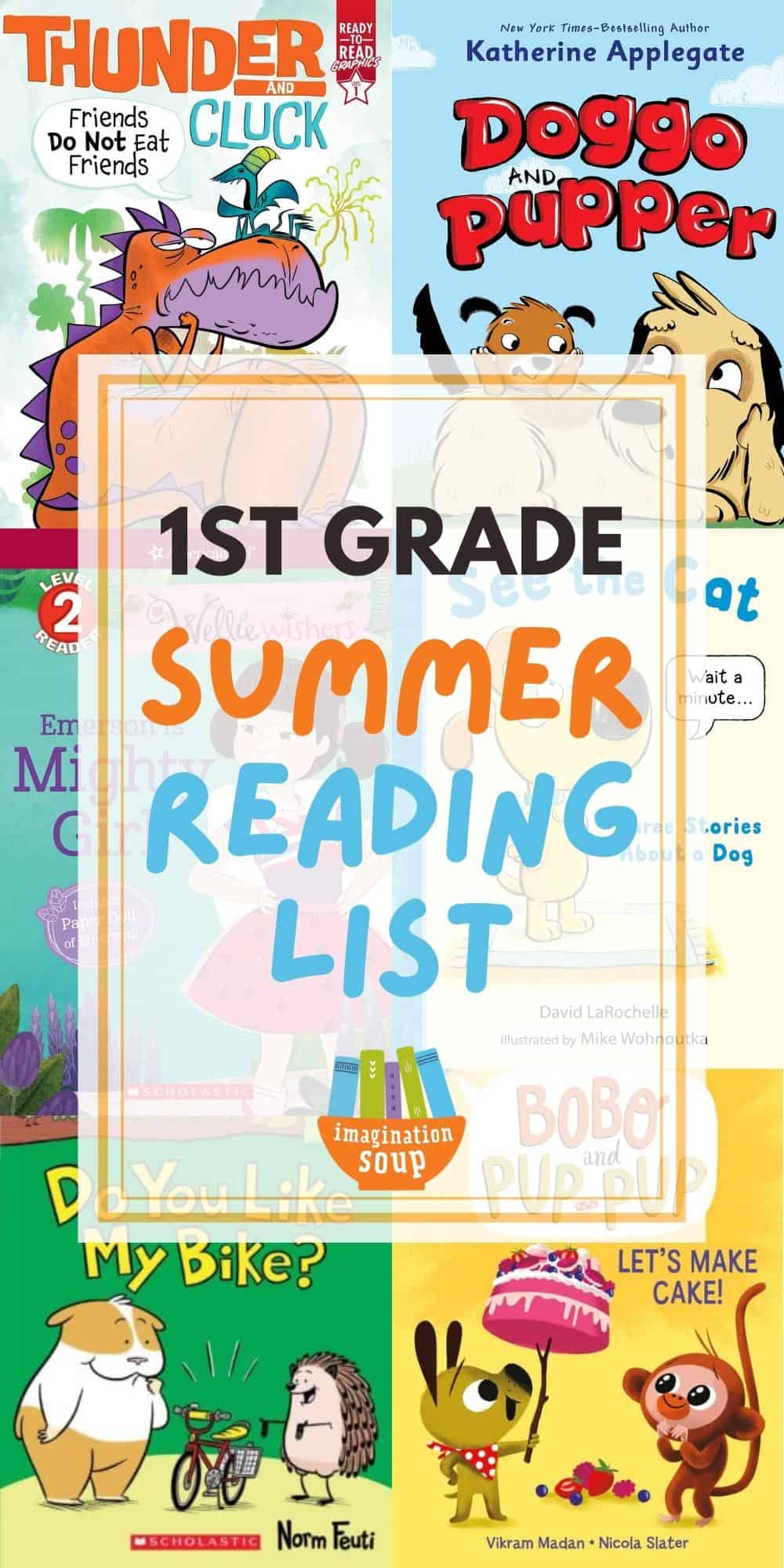 1st Grade Summer Reading Book List