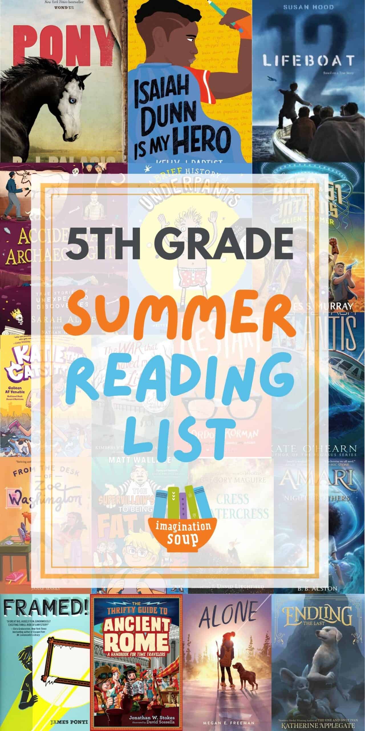 5th Grade Summer Reading Book List