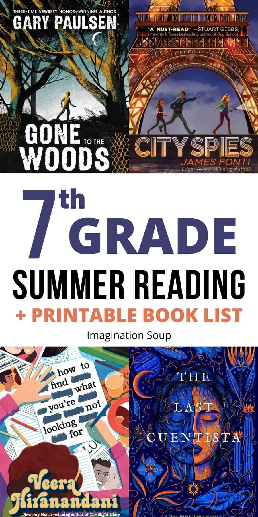 7th grade summer reading book list