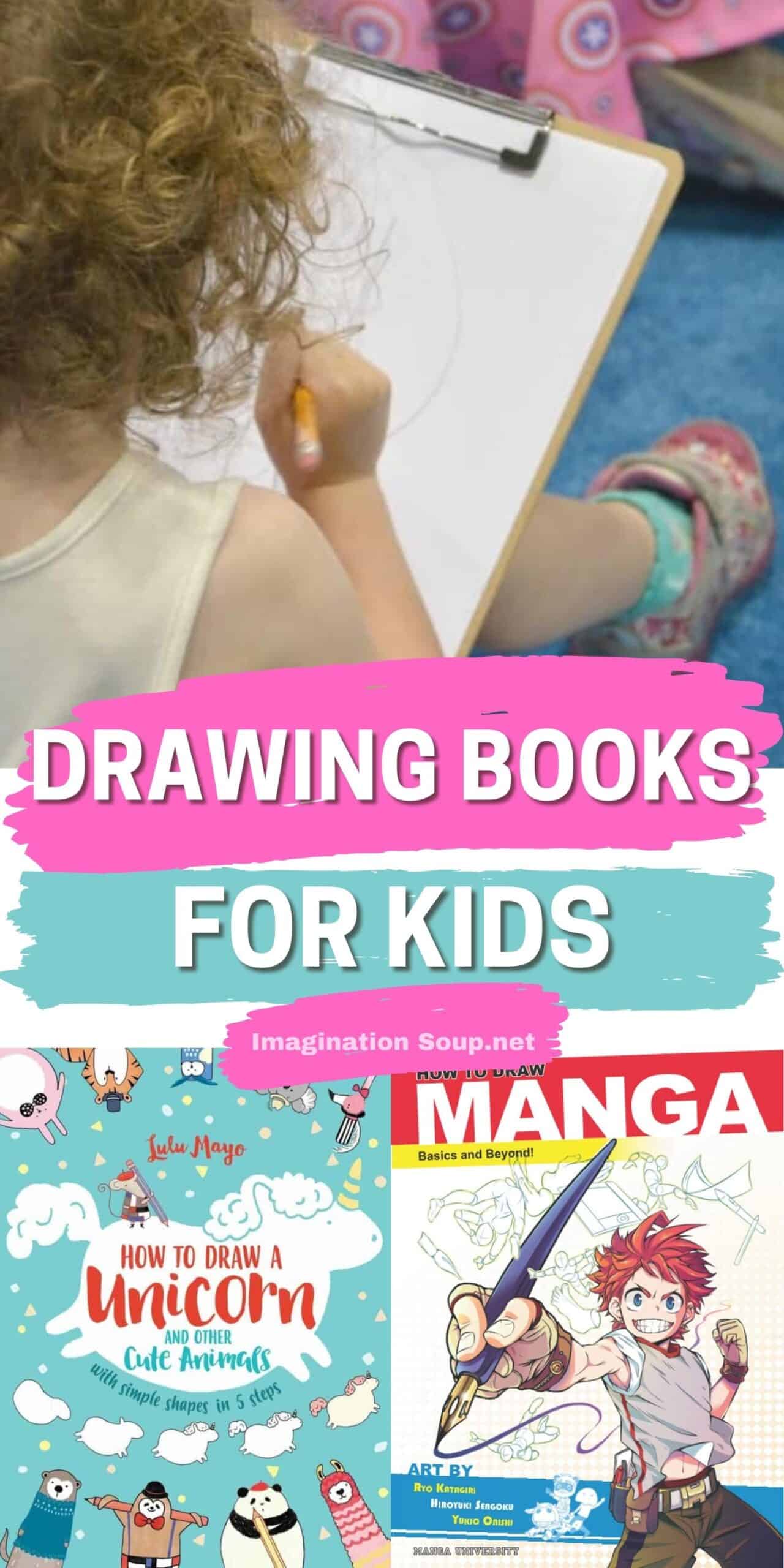 drawing books and supplies for kids