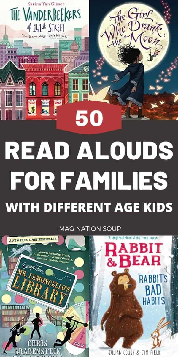 Read Aloud Books for Families with Kids of Different Ages
