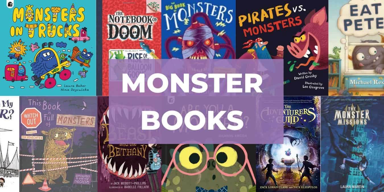 36 Monster Books That Kids Love to Read