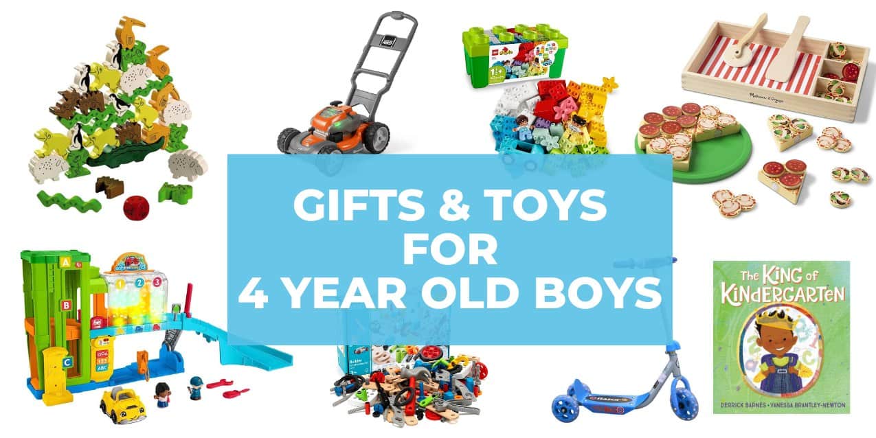 50 Best Gifts and Toys for 4 Year Old Boys (That They’ll Love)