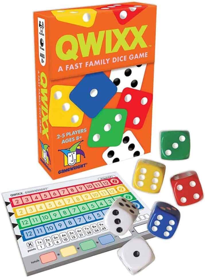 Quixx dice game