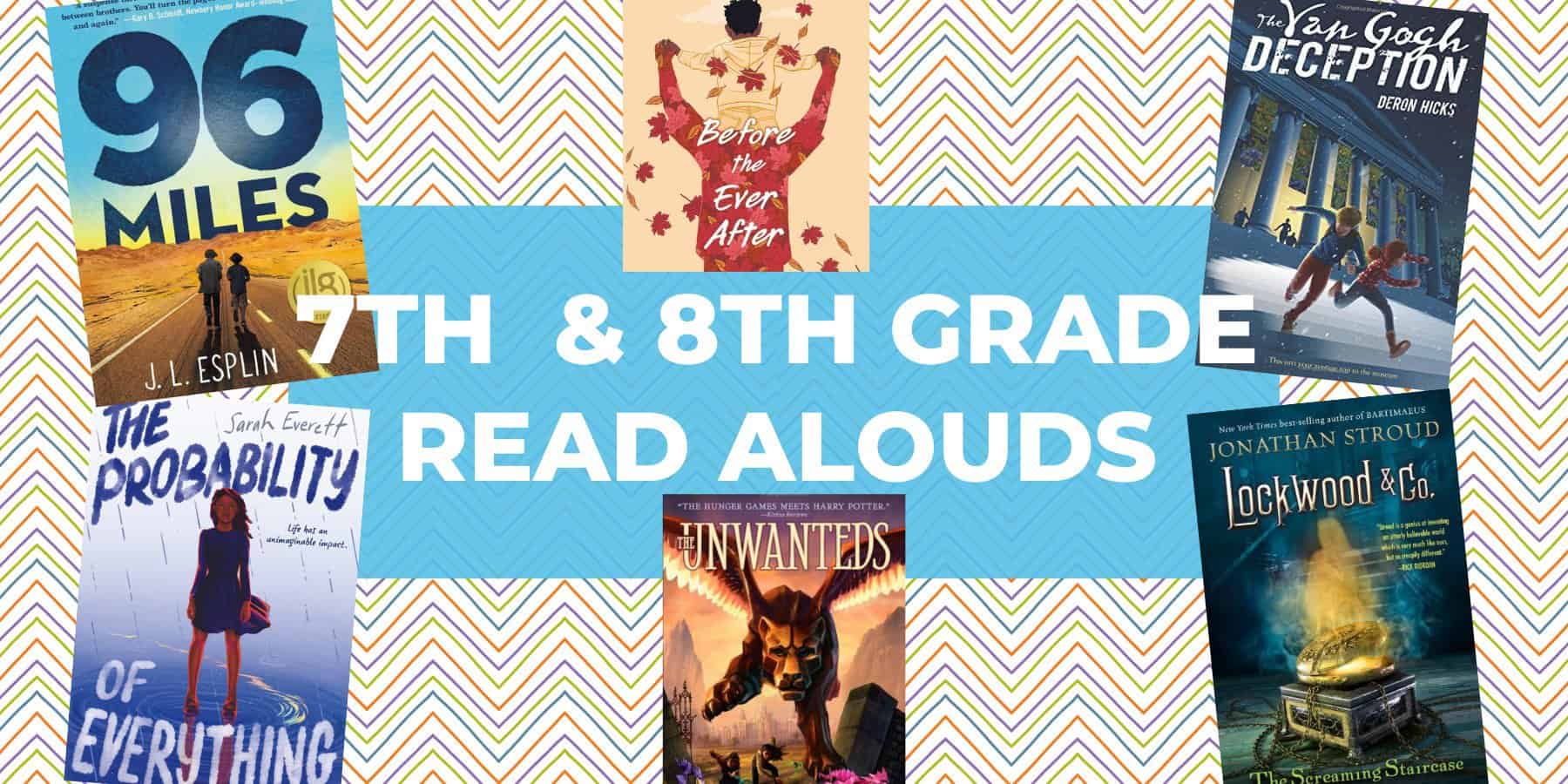 20 Read Aloud Books for 7th and 8th Grade