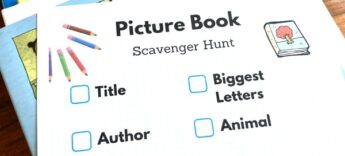 free downloadable picture book scavenger hunt
