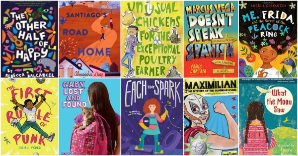 middle grade chapter books with latinx characters