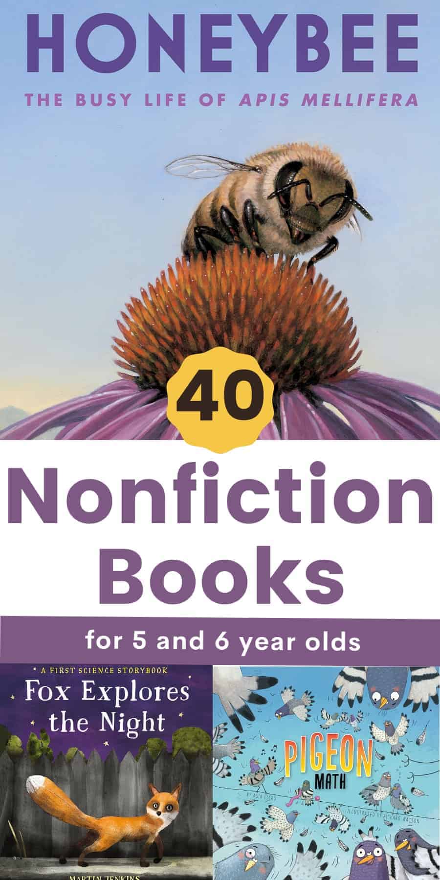 nonfiction books for 5 and 6 year olds in kindergarten and first grade