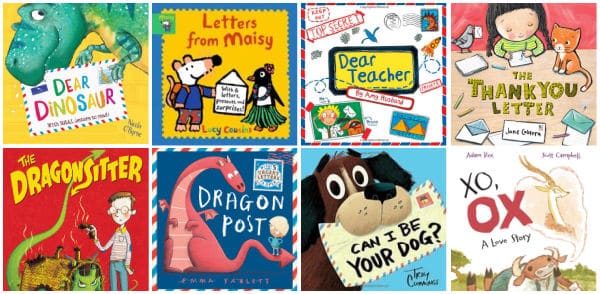 mentor text children's books to teach kids how to write a letter