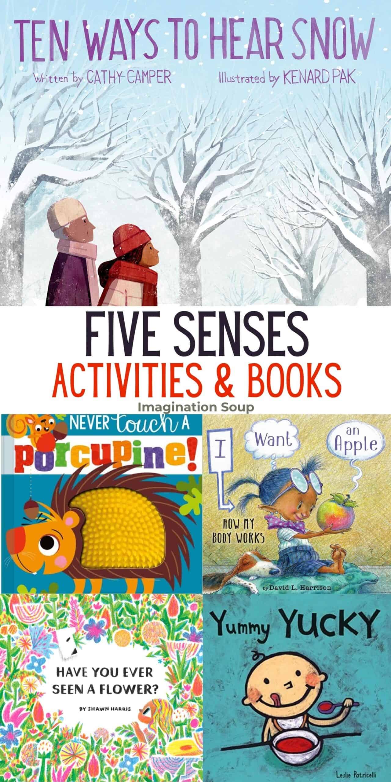 16 Five Senses Activities + 30 Five Senses Books (= Lots of Learning!)