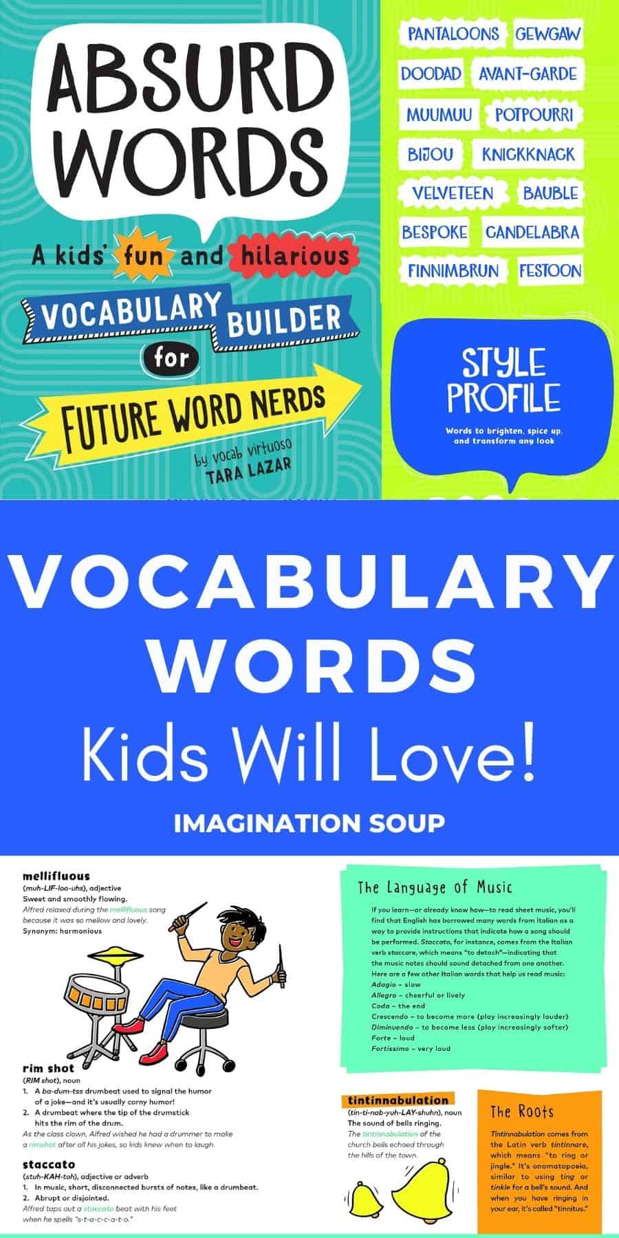 Absurd Words Vocabulary Words for Kids