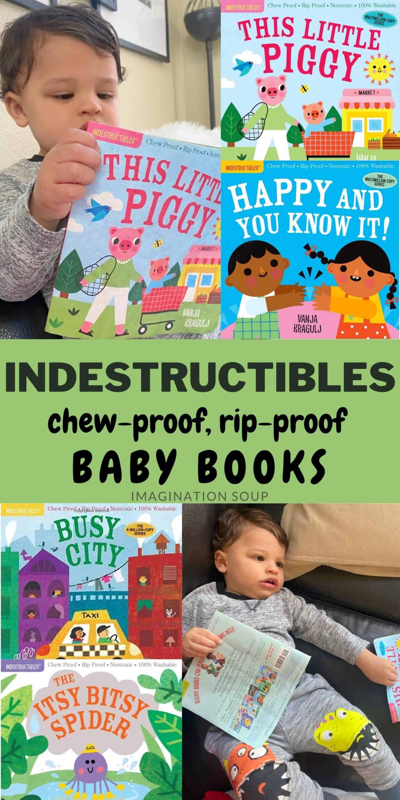 INDESTRUCTIBLES chew proof rip proof baby books