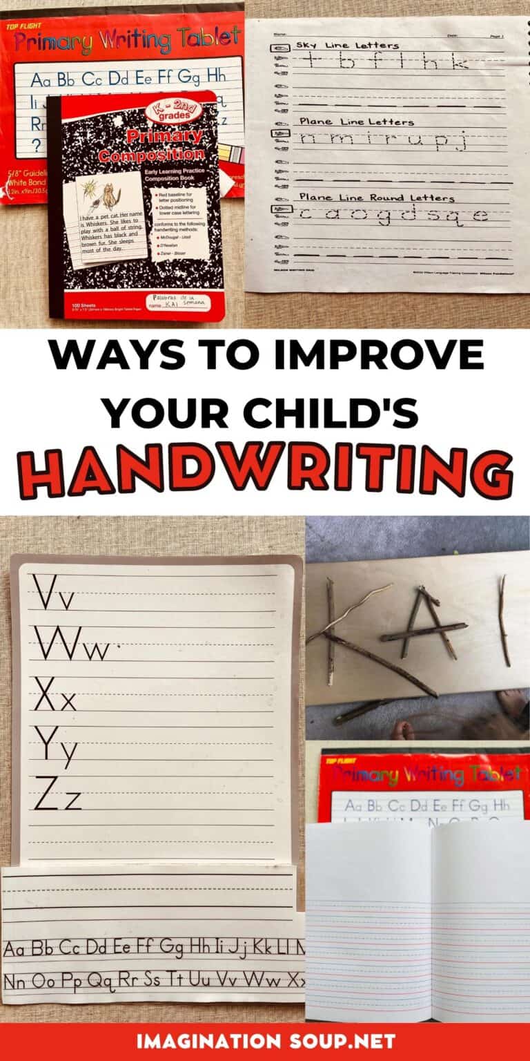 6 Ways to Improve Your Child’s Handwriting - Imagination Soup
