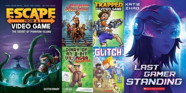 Children's Fiction Books with Video Game Stories for Gamer Kids