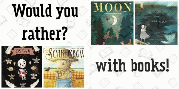 would you rather game for kids with books (printable)