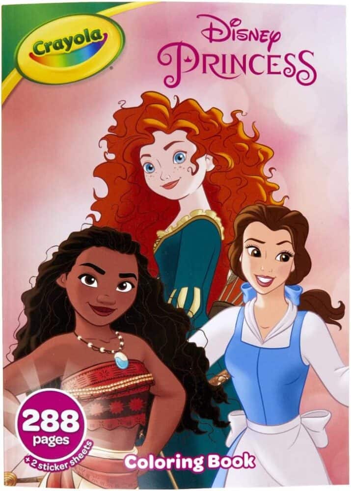 coloring book of Disney princesses