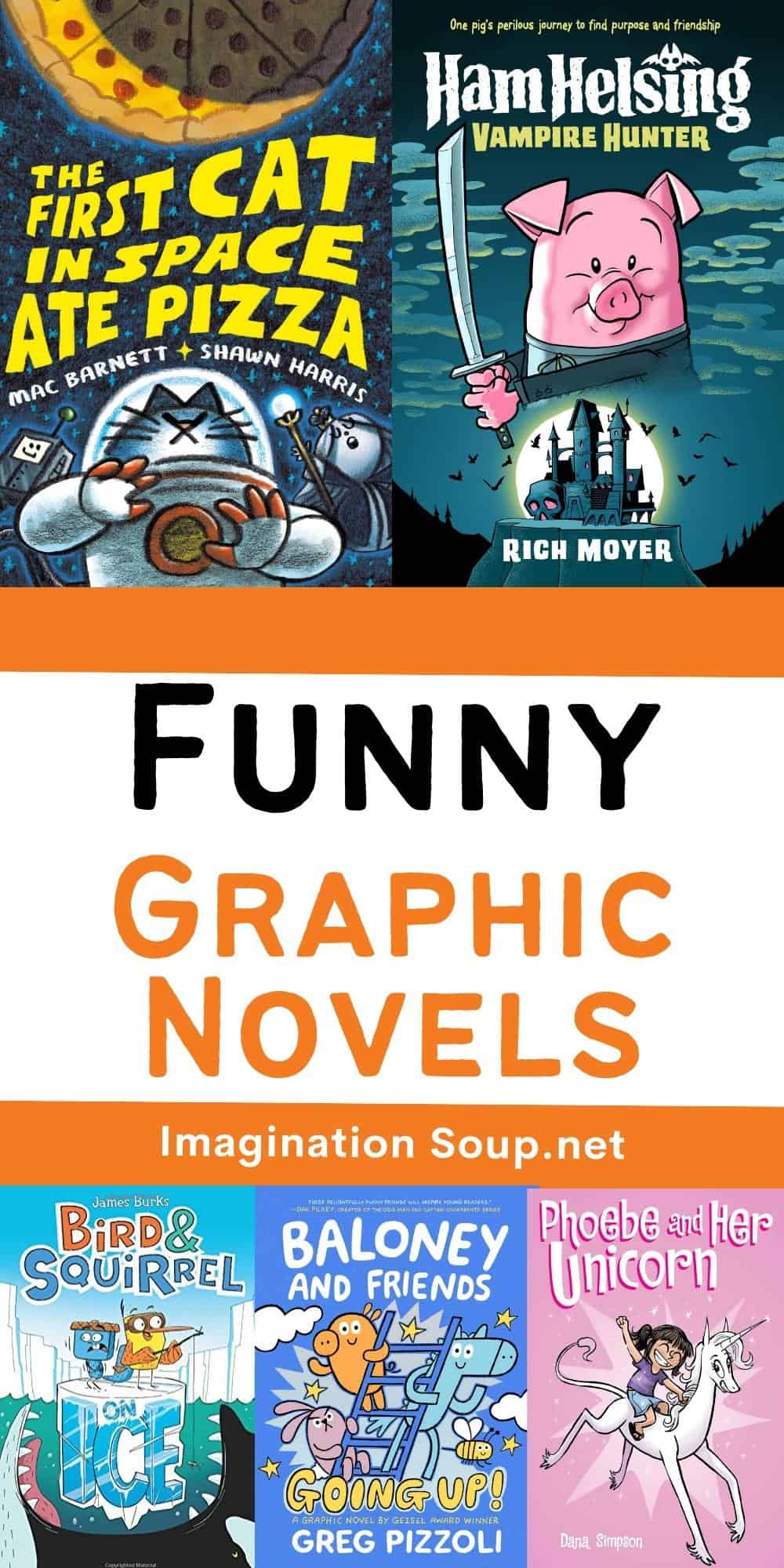 Funny graphic novels for kids