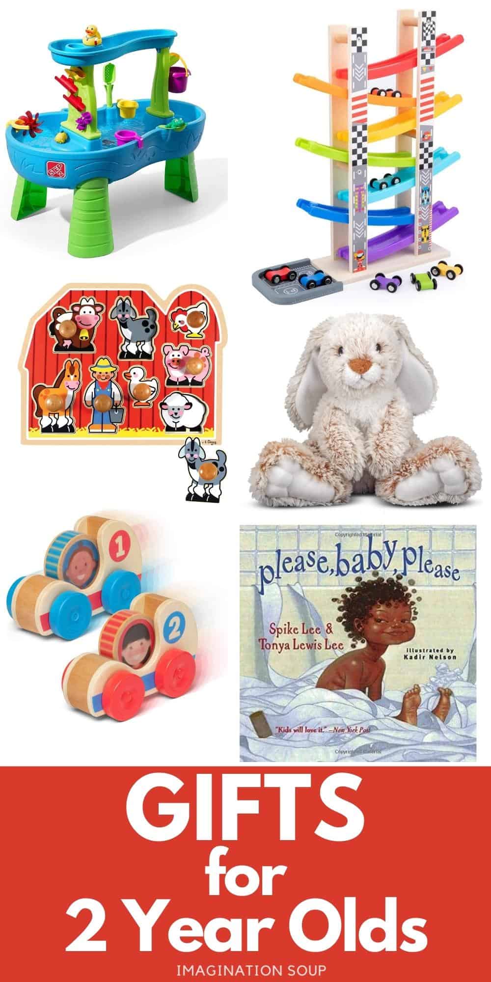 toys, books and other gift ideas for 2 year olds