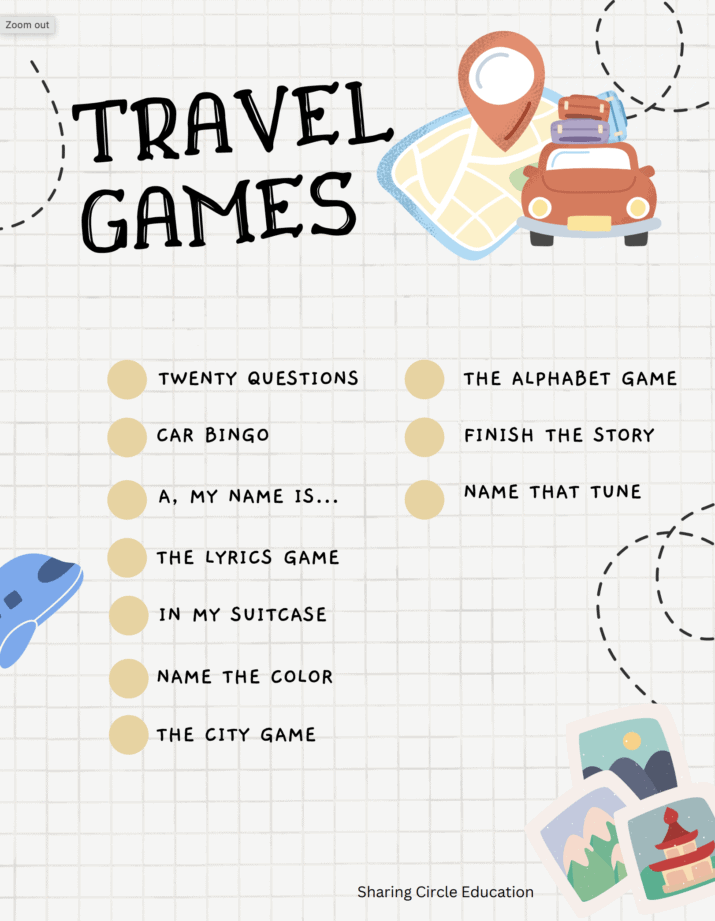 funny travel games