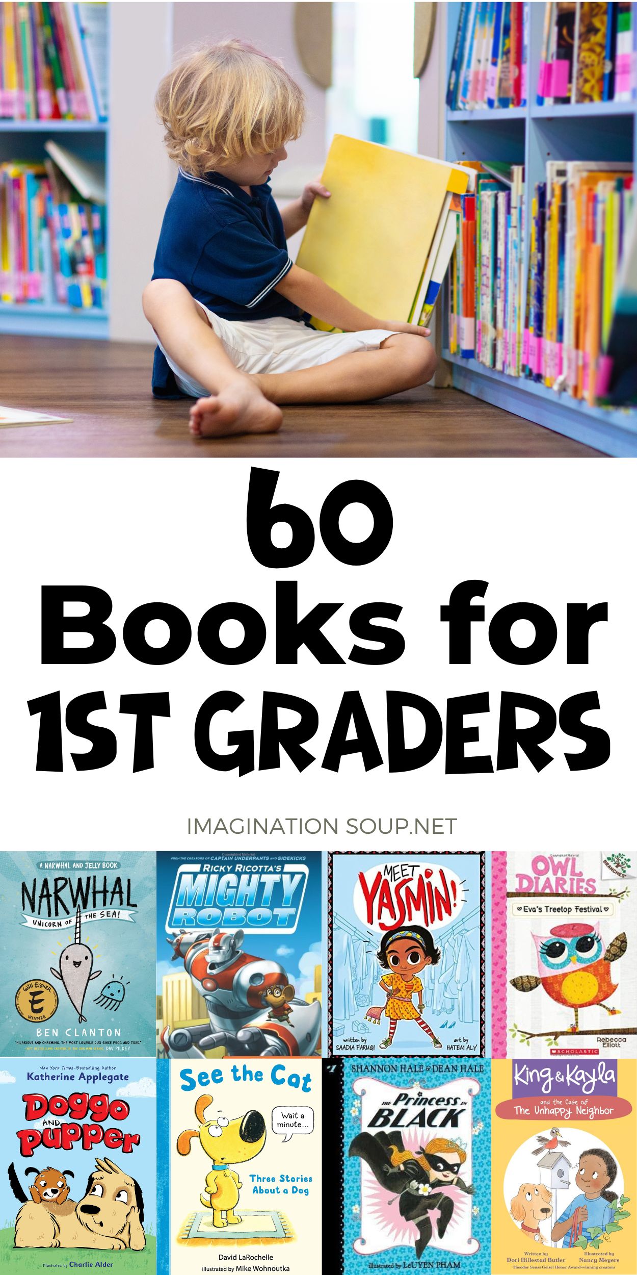 Find the best easy (beginning) chapter books for 1st graders, 6-year-olds, in early elementary school. At this stage, kids learning to read may be ready for the easiest chapter books like the titles on this list. As a former teacher and a parent, I know how important it is to find engaging books for kids. Keep reading to find my top picks to share with your children or students.