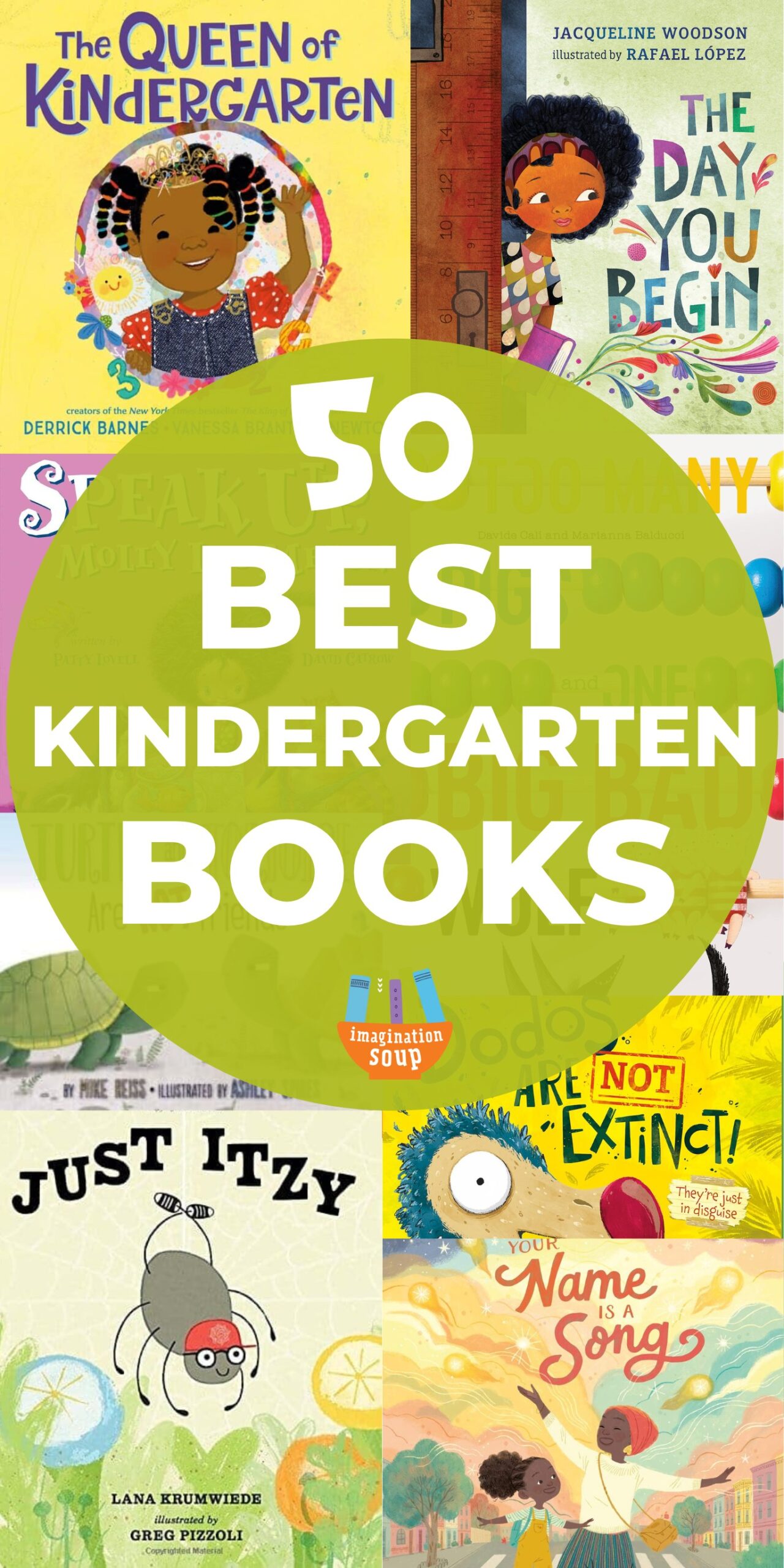 These kindergarten books make the best read alouds for teachers and parents! These picture books aren't just entertaining but also offer learning opportunities for your 5 and 6 year olds. 

it's important to read aloud to your kindergartners several times during the day -- to build brain development, language, and social skills; to share narrative and informational tests, to expand a child's world, to spark curiosity, and to teach new concepts.