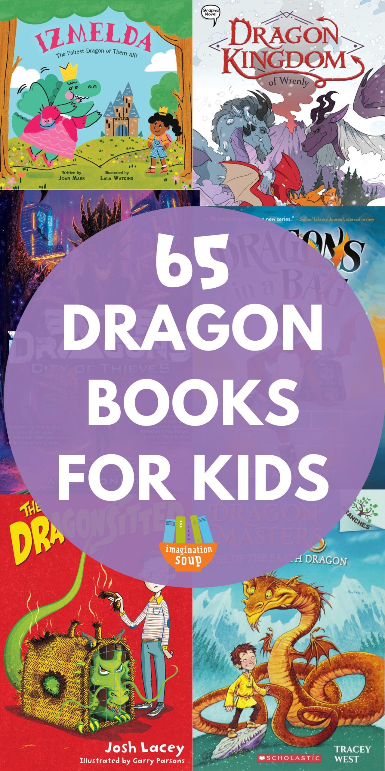 Ready for a big list of fantastical, magical dragon books for kids who love dragons?