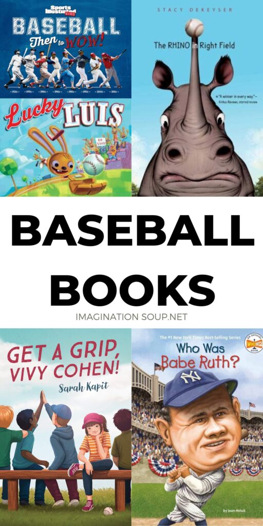 Do you have a baseball fan in your house? If your kids play baseball or just love the game, you'll be thrilled to know about these great baseball books -- picture books, chapter books, middle grade books, and nonfiction books.