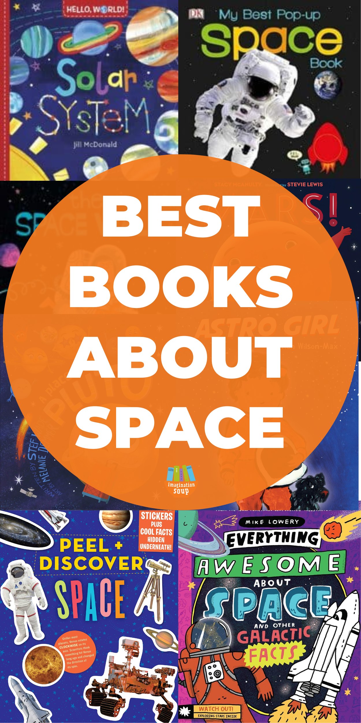 Read the best books about solar system for kids. Learn about the planets, stars, moon, space travel, the planets in our solar system, and more. Why? Because space is endlessly fascinating!