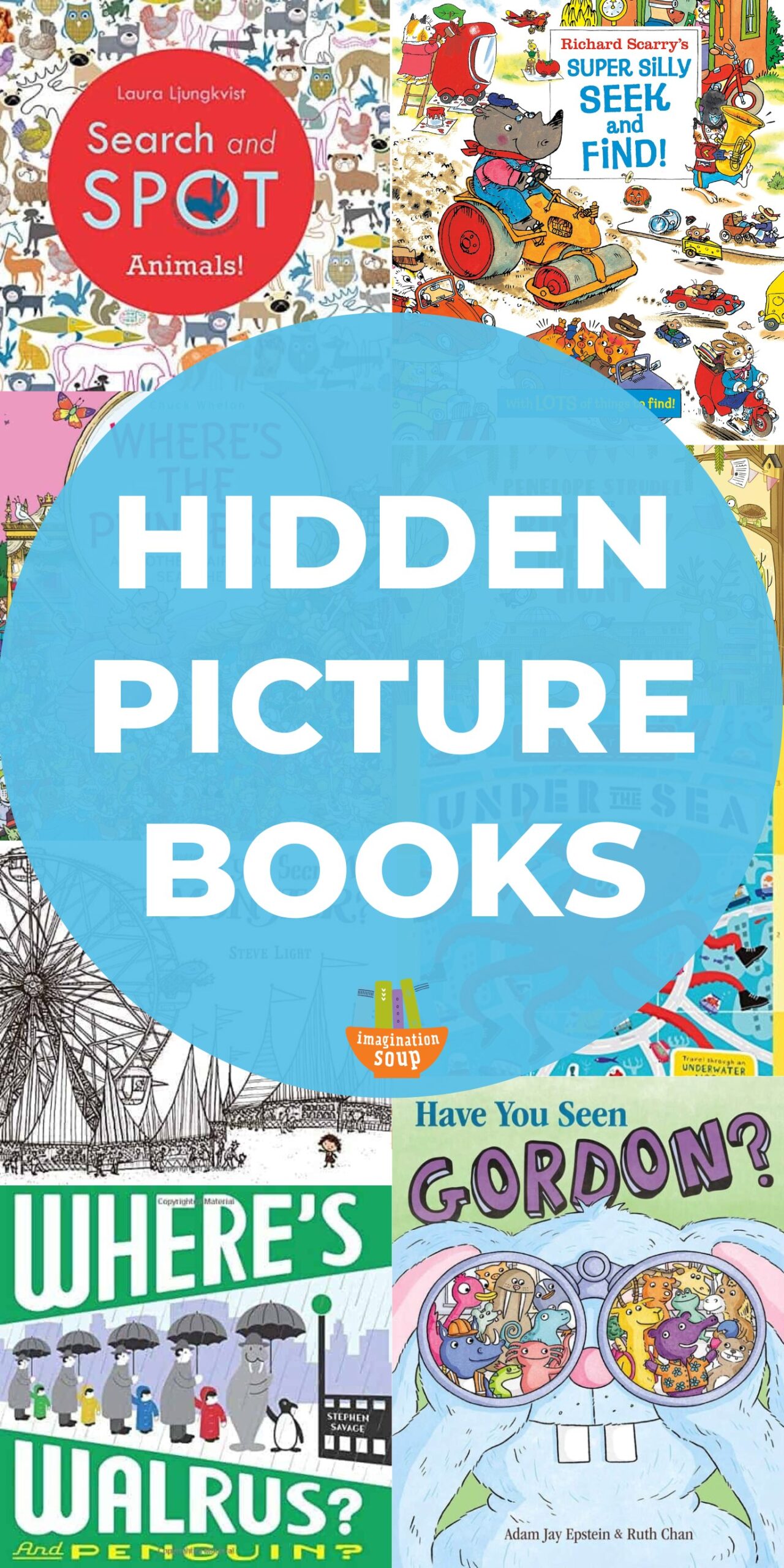 One of the best things about hidden picture books (also called seek-and-find and search-and-find books) is that the books are engaging and are fun ways to spend quality parent-child time. 