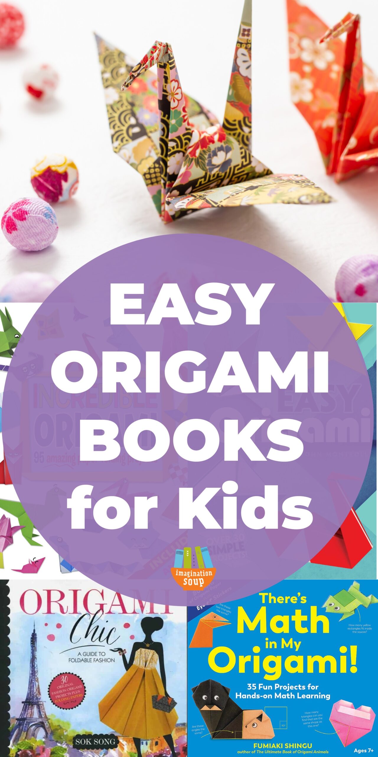 Are your kids interested in learning how to do the paper craft of origami? Find easy origami for kids books with step-by-step directions and illustrations. These origami books for beginners offer fun and beautiful paper folding models as well as simple origami projects. The directions are easy to follow and perfect for children of all ages six and up, beginners and intermediate levels.