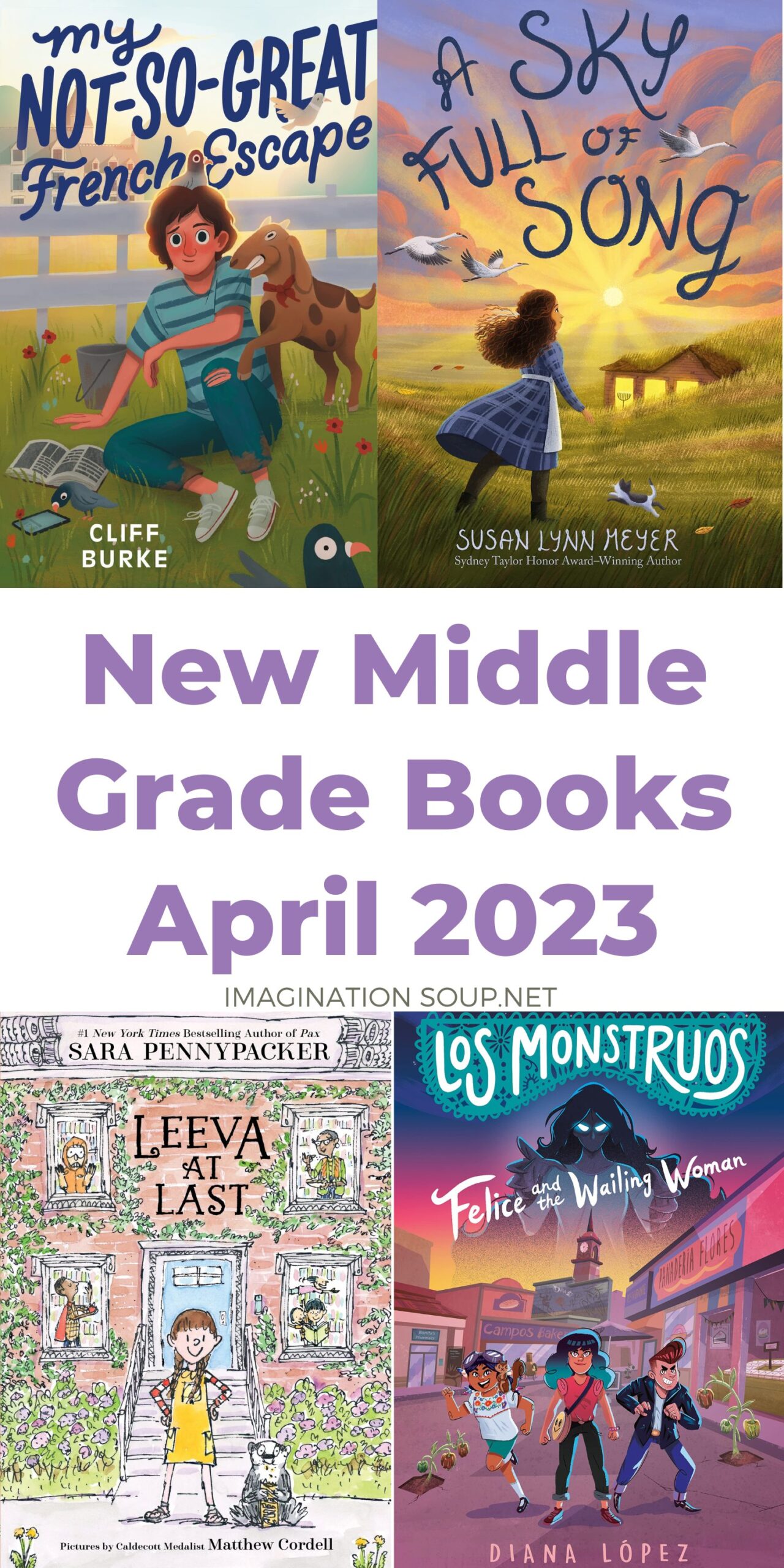 new middle grade books, April 2023