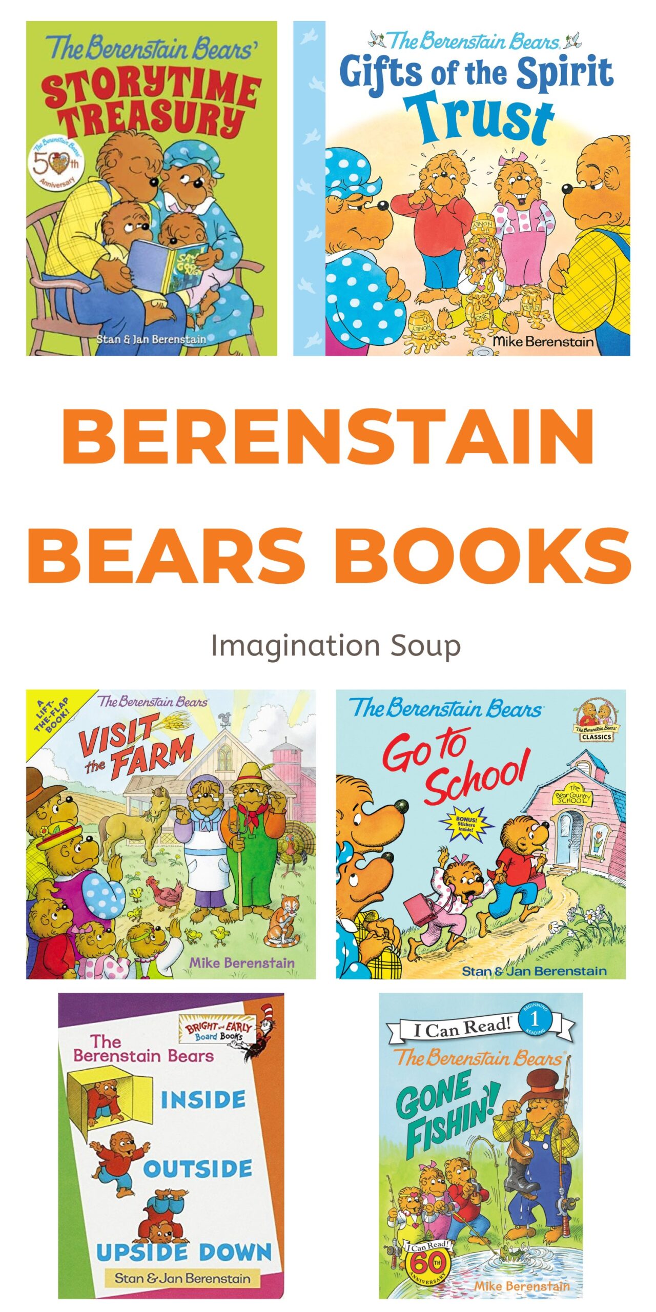What's new with the Berenstain Bears books? See all of the different children's books in the book series. Then scroll down to read my interview with Jan and Stan Berenstain's son, Mike Berenstain, from 2011.