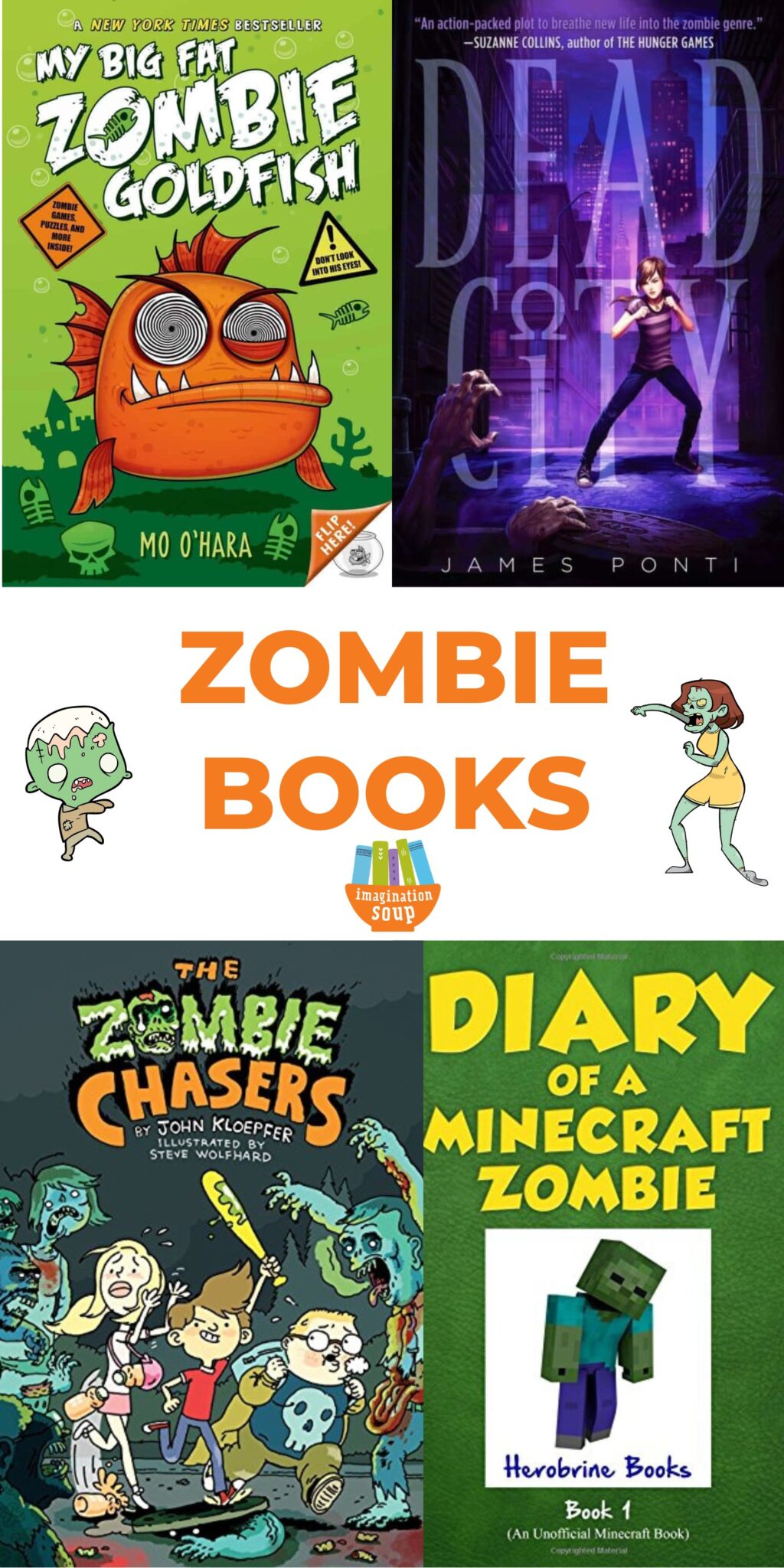 16 Really Good Zombie Books (For Kids and Teens) - Imagination Soup
