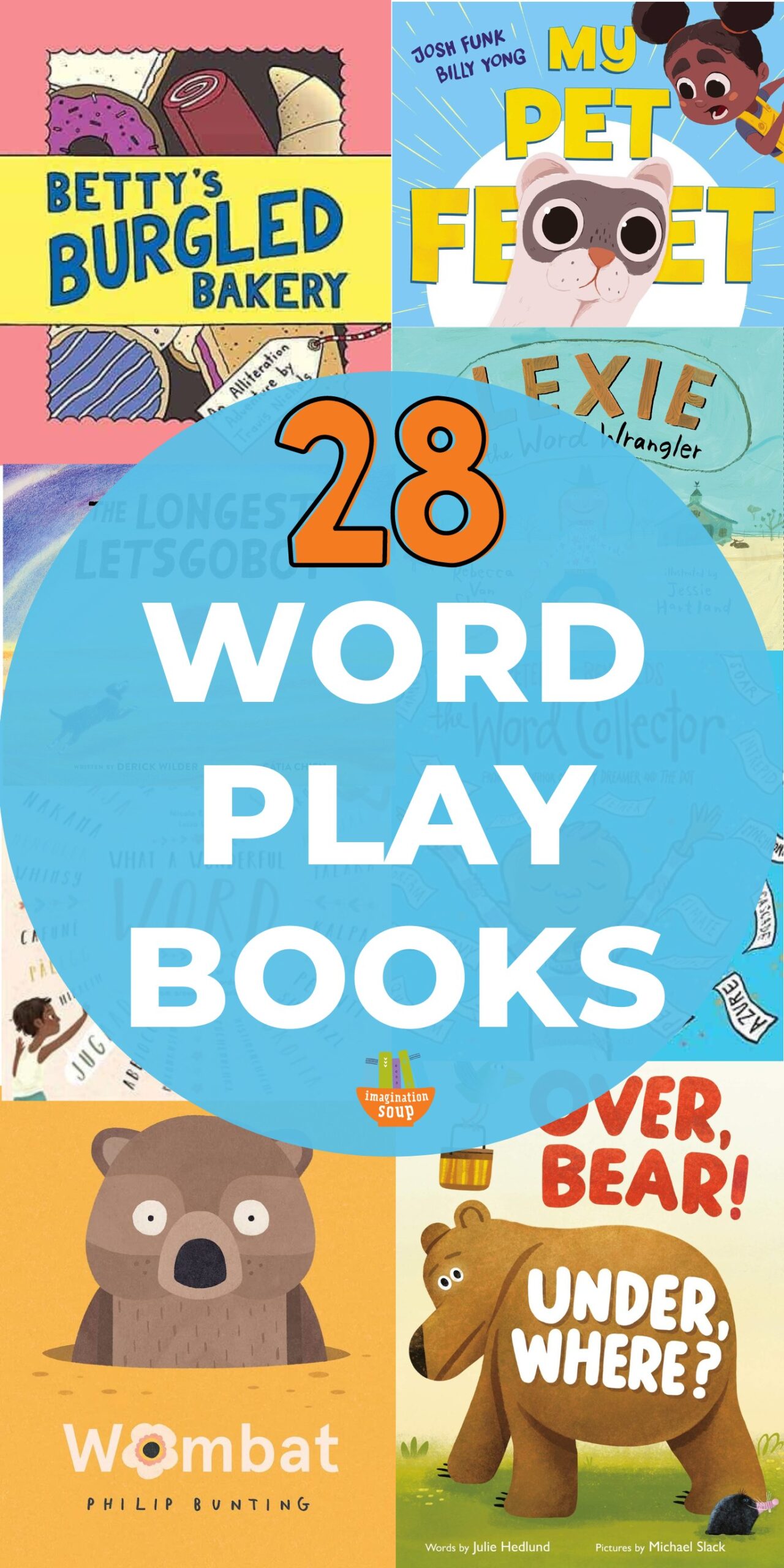 Wordplay makes kids love language; it inspires writing and helps kids learn new vocabulary.  Celebrate words and wordplay with playful picture books.