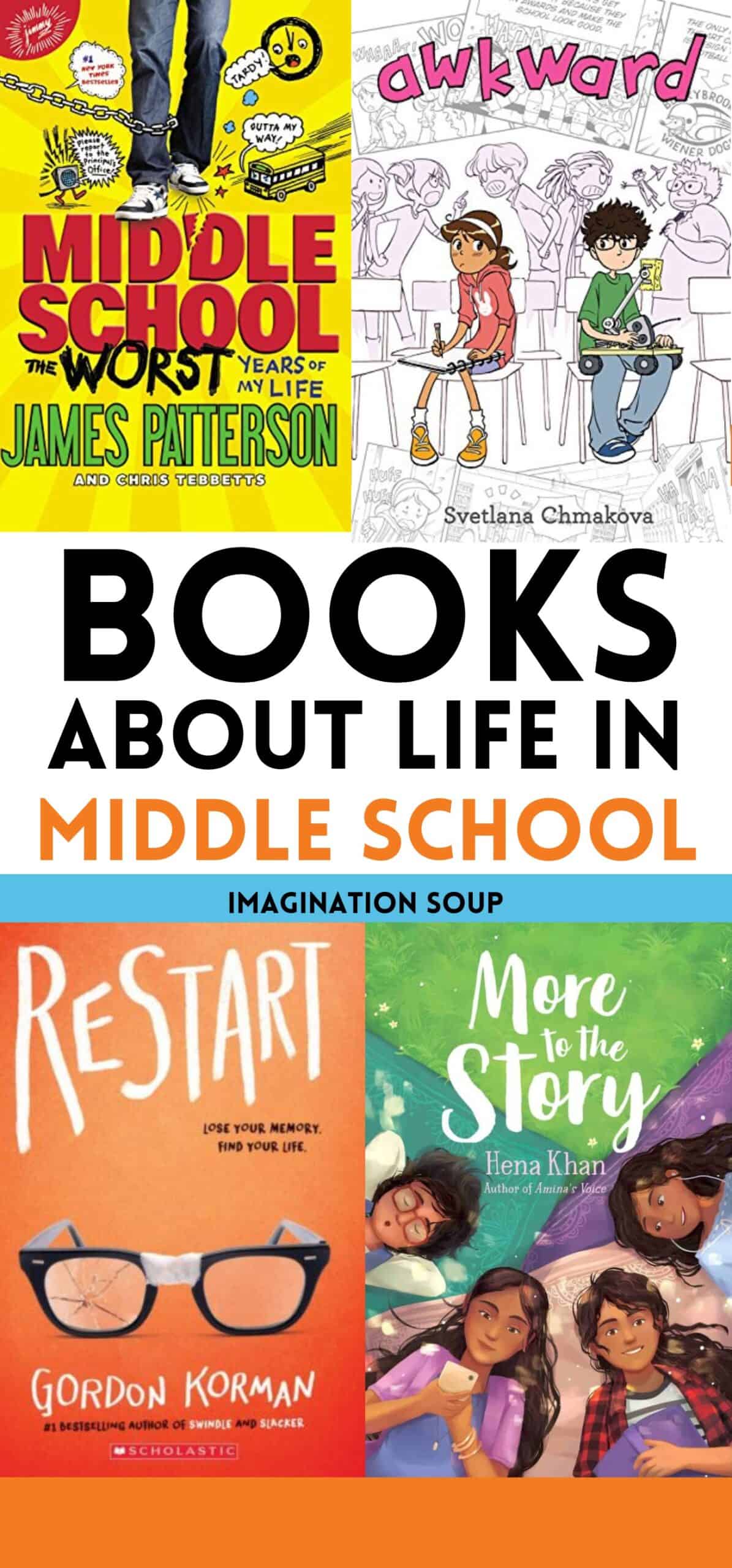 best books for middle schoolers about life in middle school
