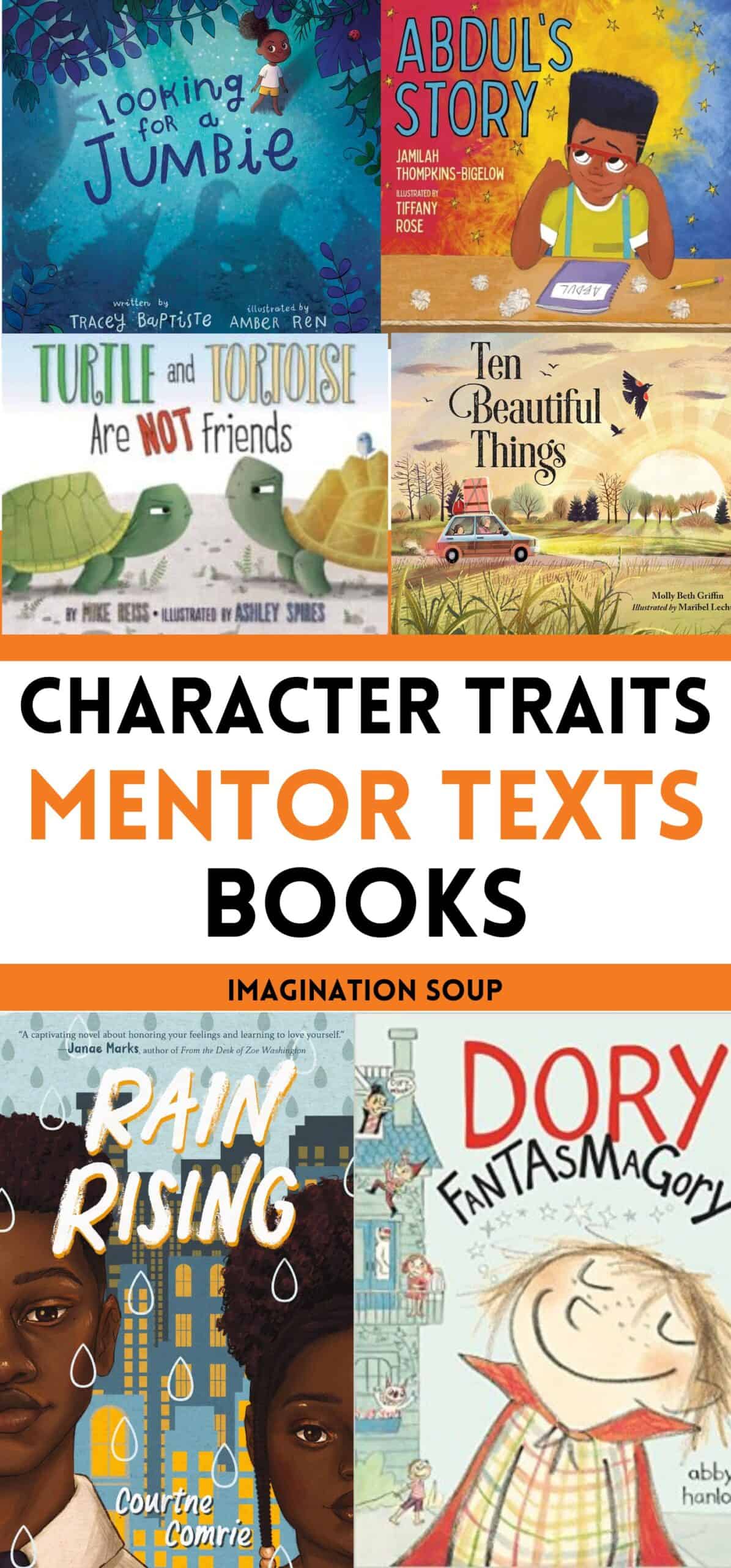 character trait list of children's books as mentor texts
