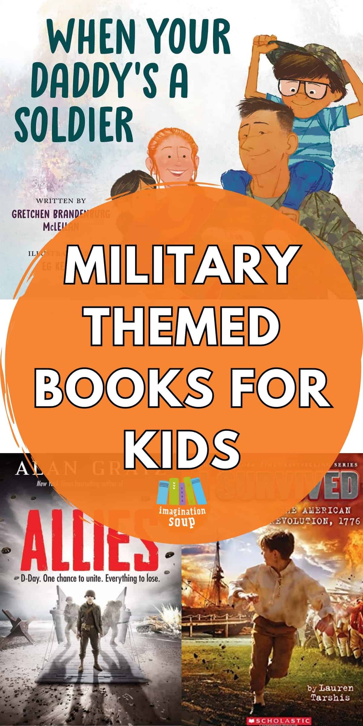 Military themed books for Memorial Day and Veterans Day