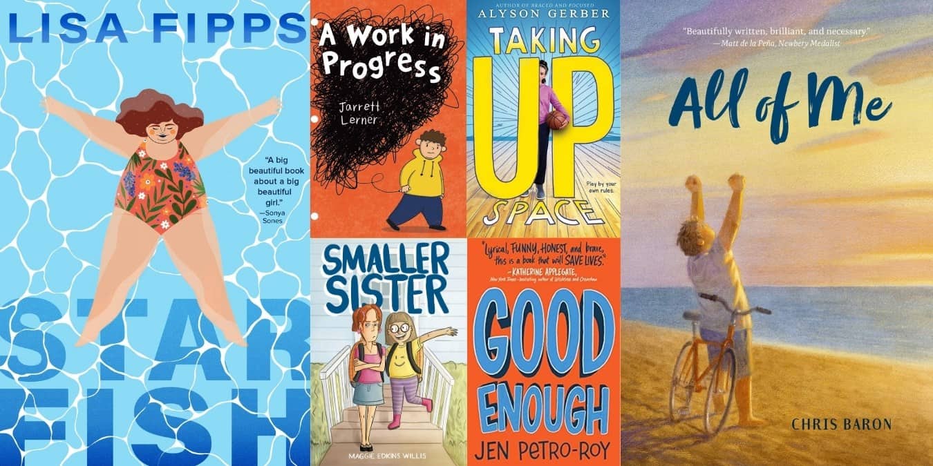 middle grade books about eating disorders, body dysmorphia, and body image
