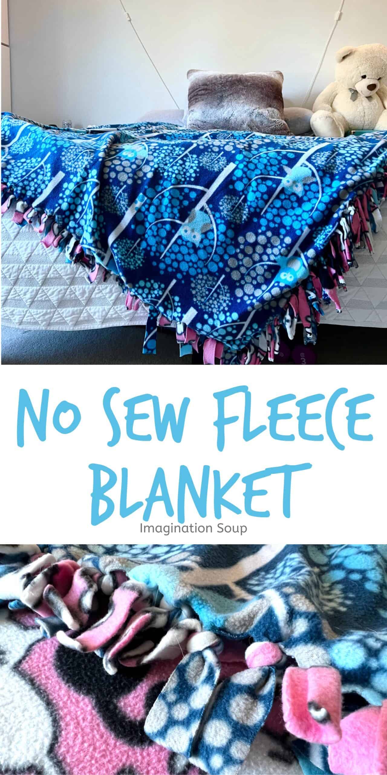 no sew fleece blanket