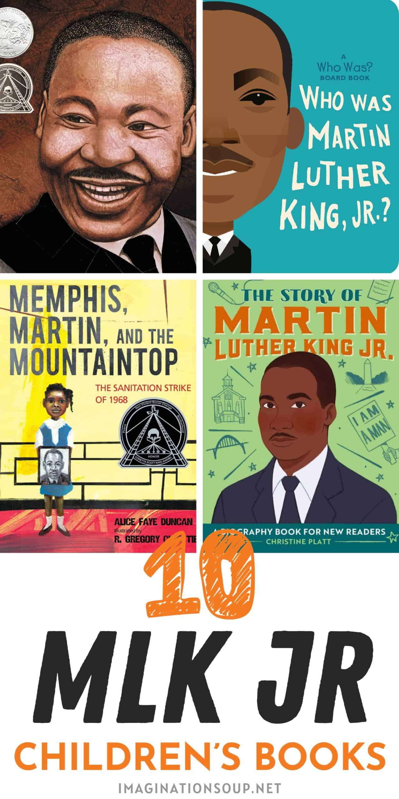 MARTIN LUTHER KING JR BOOKS FOR KIDS