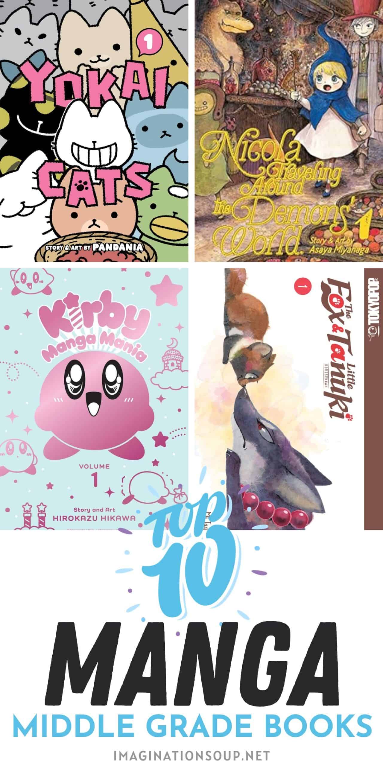 manga books for middle grade kids