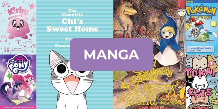 Manga books for middle grade readers