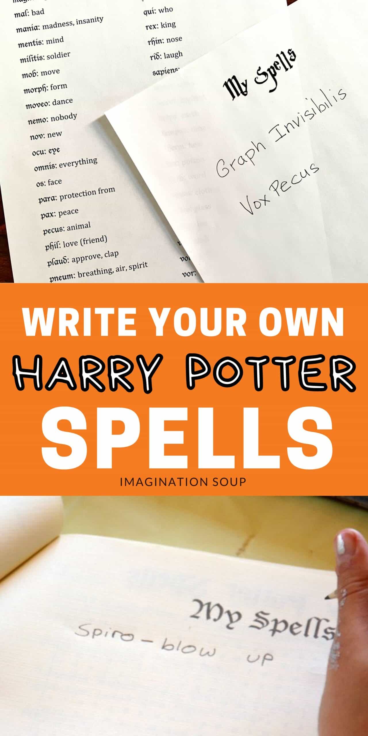 Write Your Own Latin Based Harry Potter Spells Imagination Soup