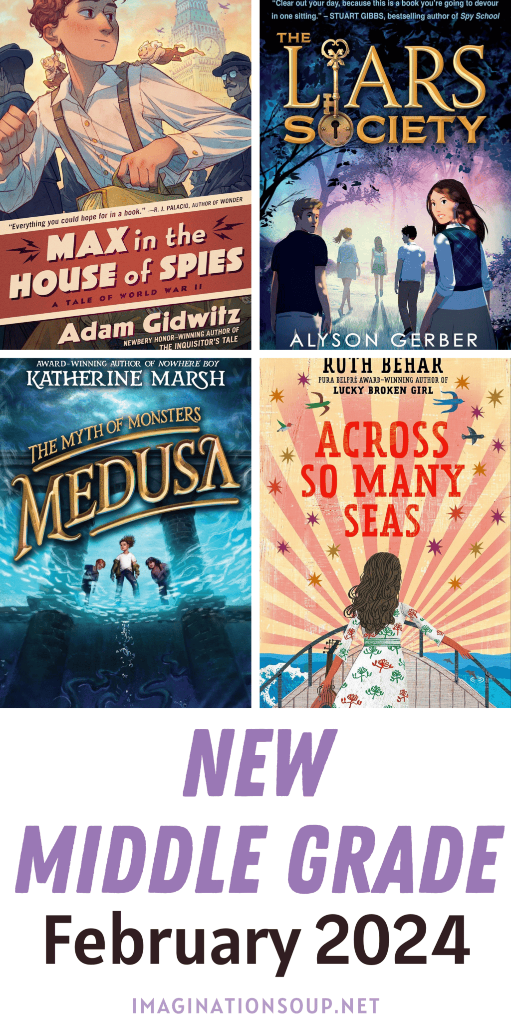 11 Exciting New Middle Grade Books, February 2024 - Imagination Soup
