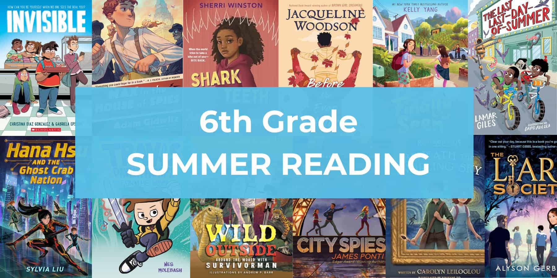 6th grade summer reading book list