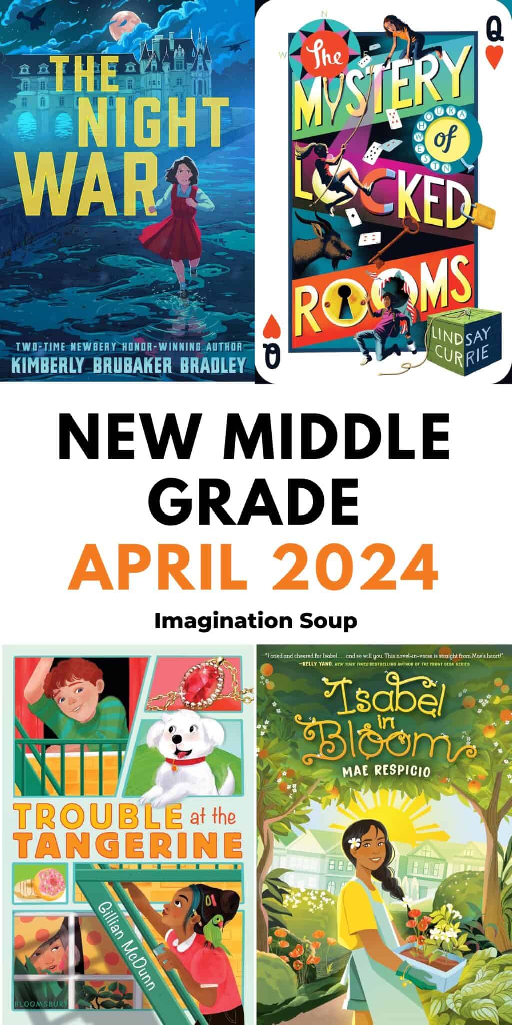 10 New Middle Grade Books, April 2024 - Imagination Soup