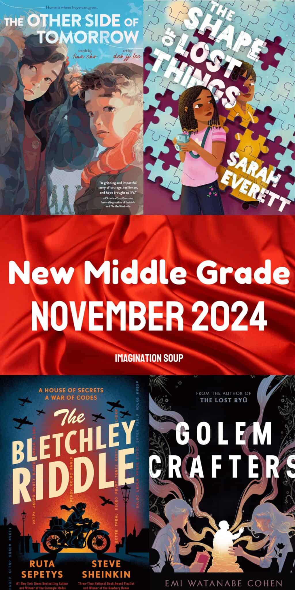 13 New Middle Grade Books, November 2024 - Imagination Soup