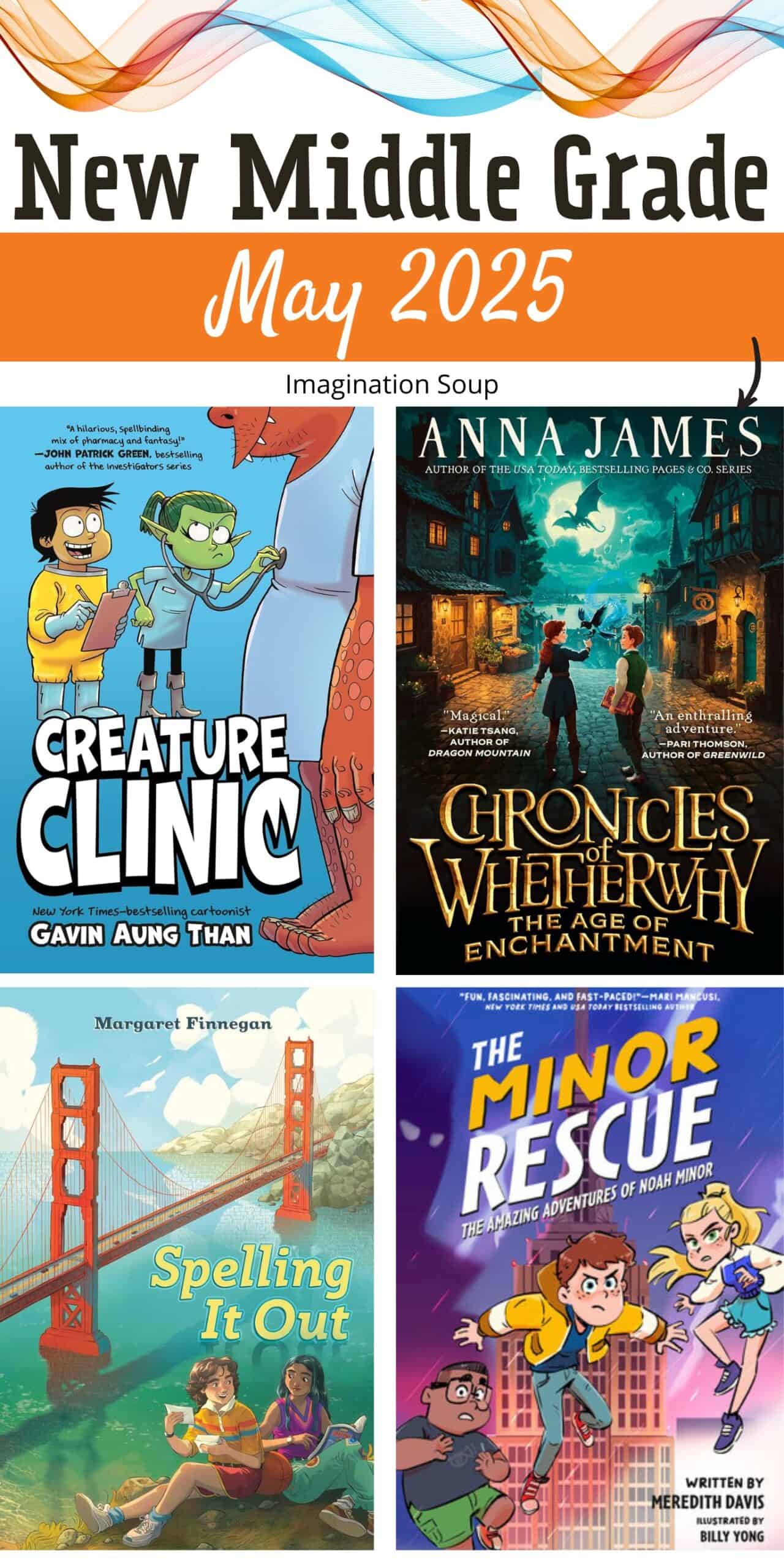 new middle grade books for kids, May 2025